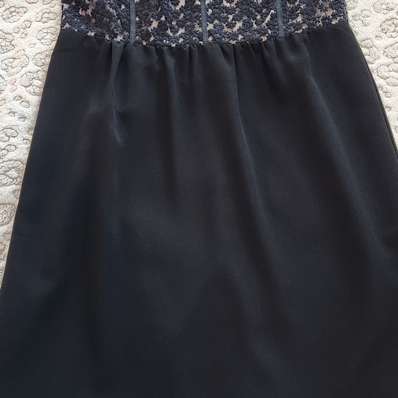 Loft Sleeveless Floral Lace Knee Length  Shift Tunic Sress Stretch 4 - Picture 7 of 7